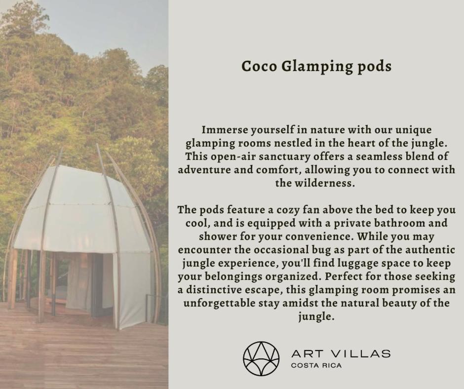 Art Villas Costa Rica, Villas & Glamping ウビタ エクステリア 写真