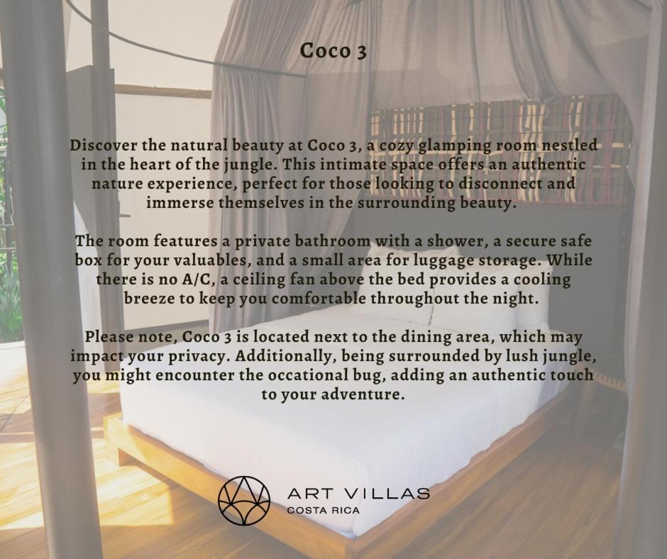 Art Villas Costa Rica, Villas & Glamping ウビタ エクステリア 写真